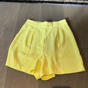 NWT yellow lemon suit shorts skies are blue